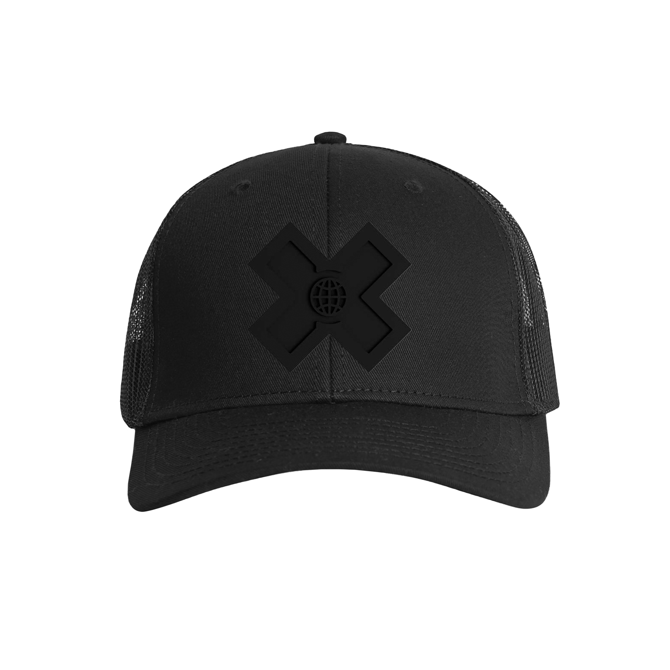 BLACK TRUCKER HAT