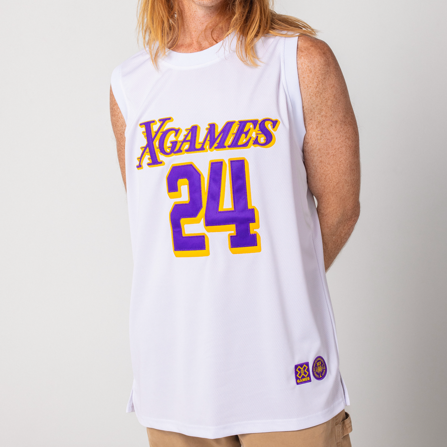 VENTURA YELLOW/PURPLE BASKETBALL JERSEY