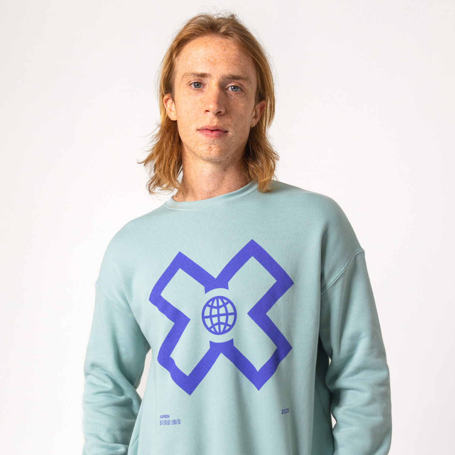 Aspen 2025 Blue Crewneck