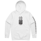 x games logo, x games aspen, winter x games, white hoodie